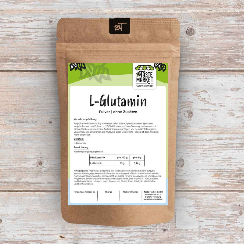 2 kg L-Glutamine powder | SIZE SELECTION | amino acid | Fitness and muscle building | WITHOUT additives | Vegan 2kg - NewNest Australia