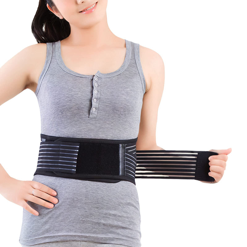 KkaFFe Back Support with Magnet, Tourmaline Magnetic Back Braces for Lower Back Pain Relief, Self Heating & Soothing Back Support Belt, Lumbar Support Belt for Herniated Disc/Sciatica (Small) Small - NewNest Australia