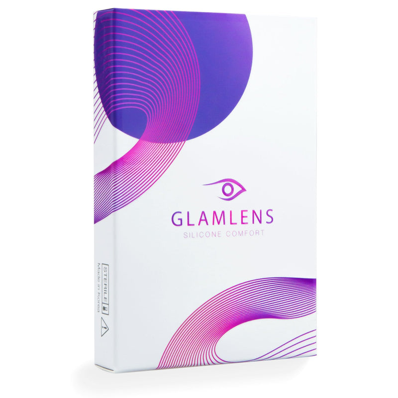 Glamlens Silicone Comfort Contact Lenses Very Strong Opaque And Natural Green Colored "Rose Green" + Container - 1 Pair (2 Pieces) - Dia 14.00 - Without Strength 0.00 Dioptres - NewNest Australia