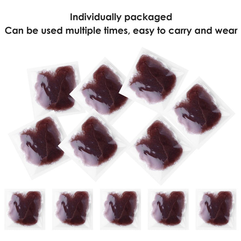 Prasacco Bun Nets,20 Pcs Individual Package Invisible Hair Nets 20 Inch Reusable Nylon Hair Nets for Buns Invisible Elastic Edge Mesh for Ballet Bun Sleeping Women Wig Brown - NewNest Australia