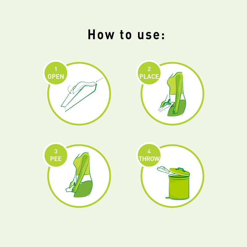 PeeBuddy 10 Funnels Portable Female Urination Device | Disposable Female Urinal Funnel | Travel, Camping, Hiking and Outdoor Activities | Discreet and Compact Stand and Pee Funnel for Women, Girls - NewNest Australia