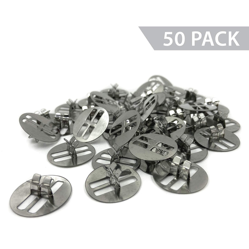 Universal Wood Wick Clips for Candles | Sustainer Tabs Fit Most Wooden Wicks | Longer Burn Time & Less Wasted Wax (50 Pack) 50 Pack - NewNest Australia
