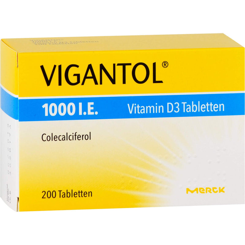 Vigantol 1,000 IU vitamin D3 tablets, 200 pcs - NewNest Australia