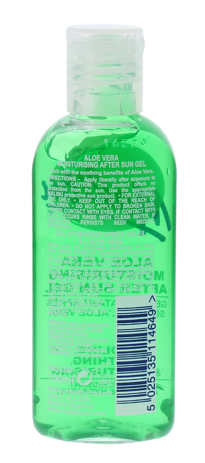 Malibu Cooling and Soothing After-Sun Moisturising Gel, 100ml, Aloe-Vera 100 ml (Pack of 1) - NewNest Australia