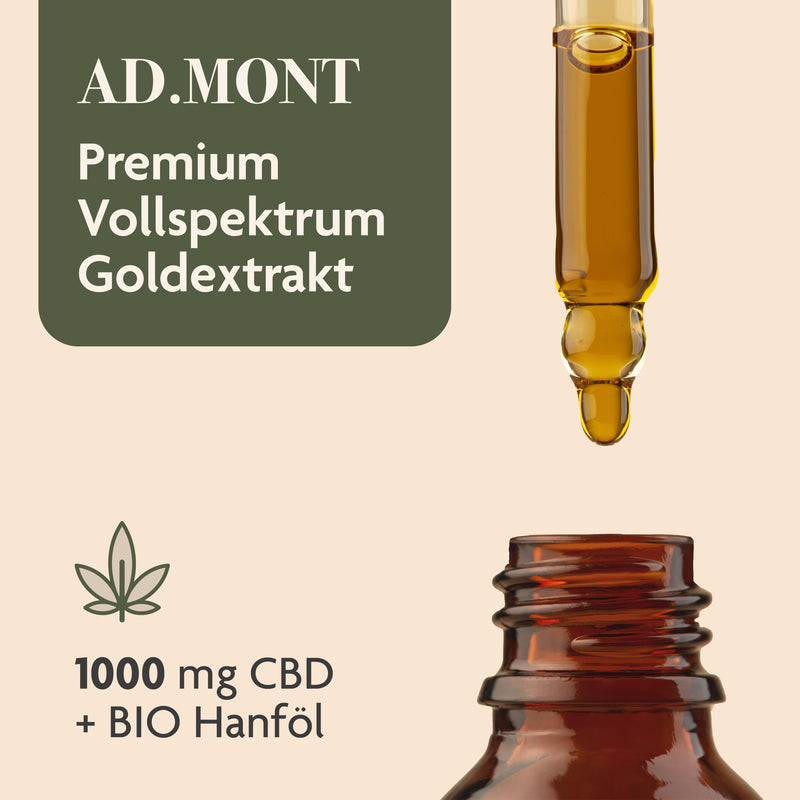 Ad.Mont Cbd Oil 10% Organic Cultivation Full Spectrum Cbd Drops 1000 Mg Cannabidiol Gold Extract In Hemp Oil Organic Laboratory Tested Cannabis Oil From At Cbd Oil From Gentle Co2 Extraction 10 Ml - NewNest Australia