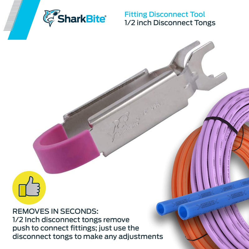 SharkBite U711 1/2 inch Disconnect Tongs, 1/2-Inch, Purple - NewNest Australia