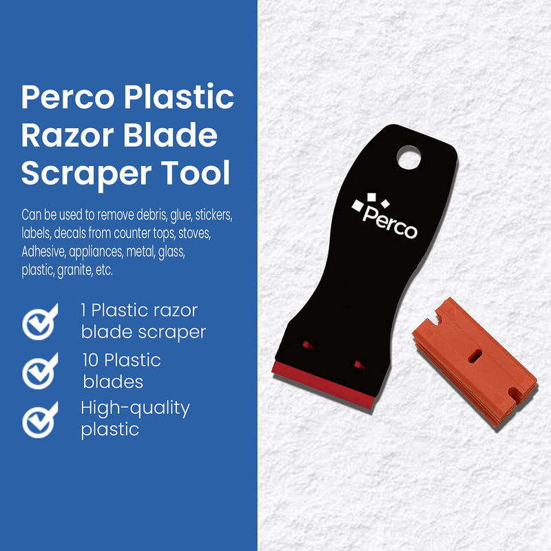 Perco Scraper with Plastic Razor for Removing Labels (Scraper w/Plastic Razor) - NewNest Australia