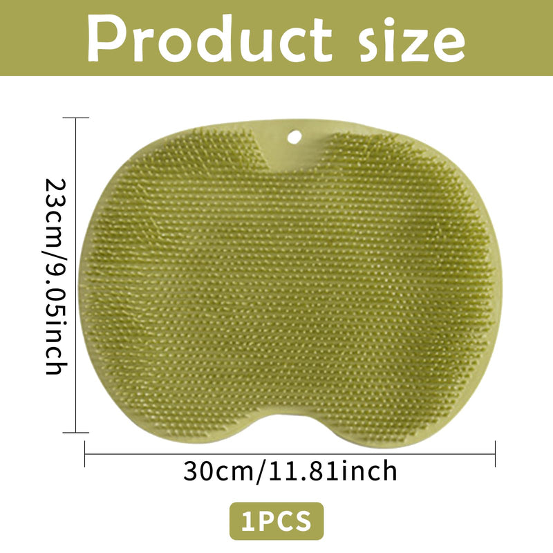 Shower Foot Scrubber, Foot Washer, Bath Massage Pad With Non-Slip Suction Cups, Cleans, Relaxation, Exfoliates, Massages Your Feet Without Bending, Foot Circulation & Relieves Tired Feet (Green) - NewNest Australia