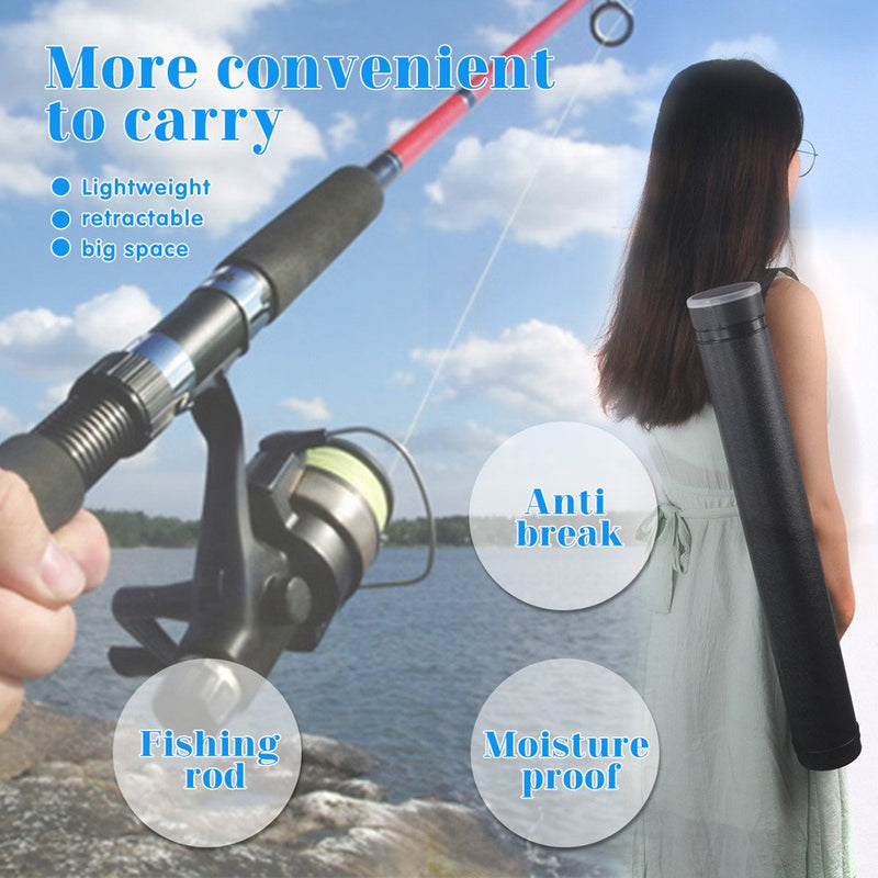 Document Tube,Plastic Expanding Poster/Art/Document Storage Tube 24.5 to 40 inches Adjustable with Carrying Strap Waterproof and Light-Resistance Telescoping Carrying Case (Black-Medium Size) Black - NewNest Australia