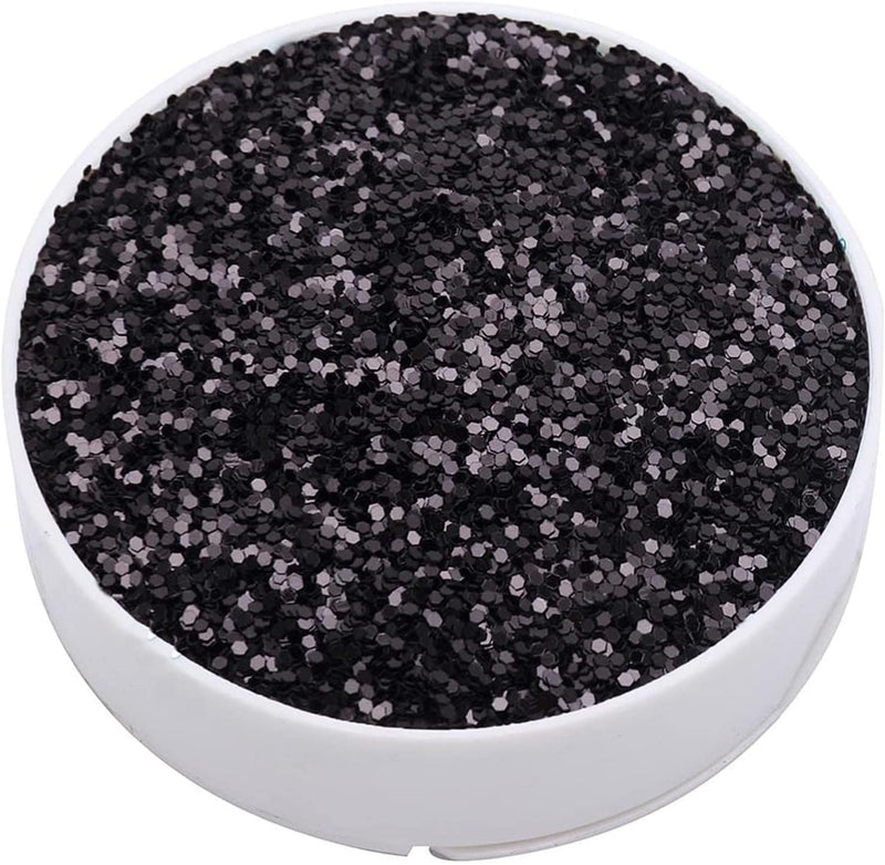 Glitter - 1 LB Black Fine Glitter Shaker, Glitter for Resin, Glitter for Crafts, Extra Fine Glitter for Scrapbooking and Art and Craft Supplies, Ultimate Glitter for Tumblers and Bulk Glitter Jar - NewNest Australia