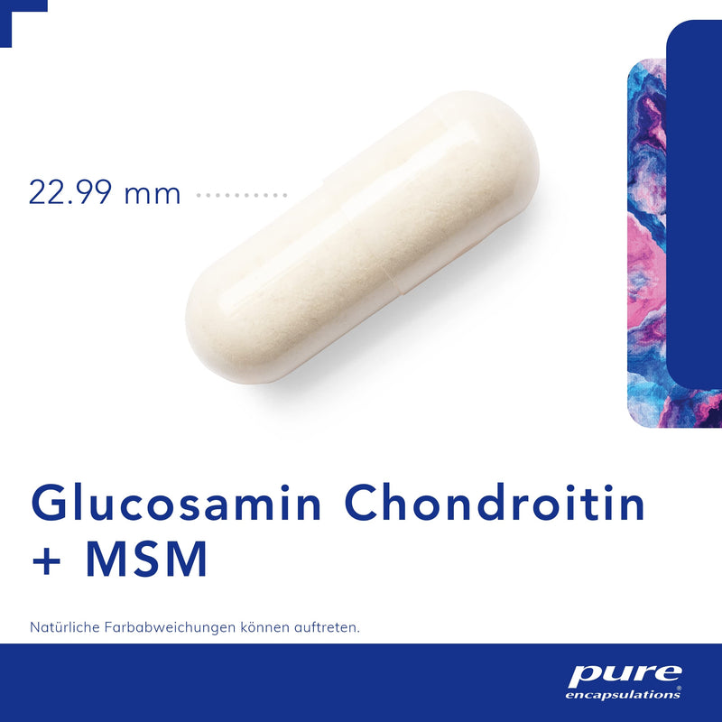 Pure Encapsulations - Glucosamine Chondroitin + MSM - Glucosamine - 60 capsules 60 pieces (pack of 1) - NewNest Australia