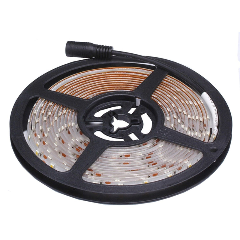IP65, 12V Waterproof Flexible LED Strip Light（Power Cord not Included）, 16.4ft/5m Cuttable LED Light Strips, 300 Units 3528 LEDs Lighting String, LED Tape(Blue) Power Adapter not Included Blue - NewNest Australia