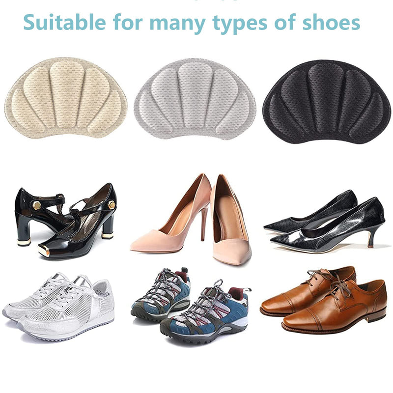 3 Pairs Heel Pads,Heel Grips Shoe Pads,Heel Cushion Inserts,Heel Cushion Pads,Self Adhesive Heel Cushion,Anti-Slip Heel Pads,for Loose Shoes Women Men Sneakers High Heels Sneakers Leather Shoes - NewNest Australia