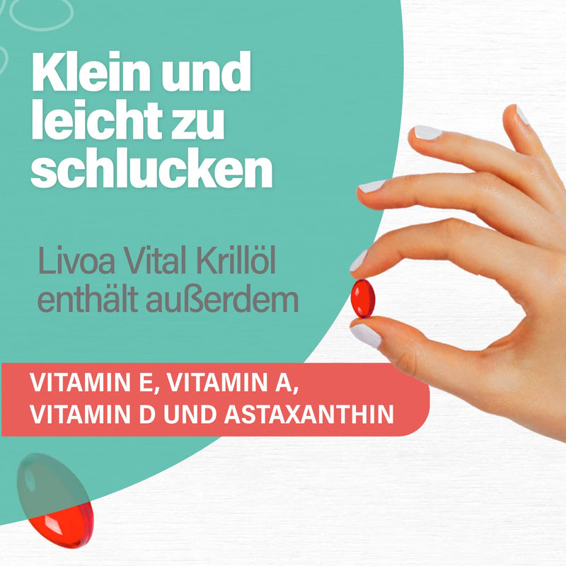 NKO Krill Oil Capsules Omega 3 Krill High Dose - High Bioavailability with Astaxanthin, Antioxidants & Vitamin E - 60 pieces 500mg per capsule - NewNest Australia