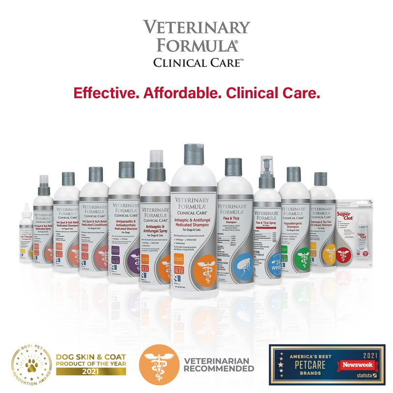 Veterinary Formula Clinical Care Antiseptic and Antifungal Spray/Shampoo for Dogs and Cats 16 oz Shampoo - NewNest Australia