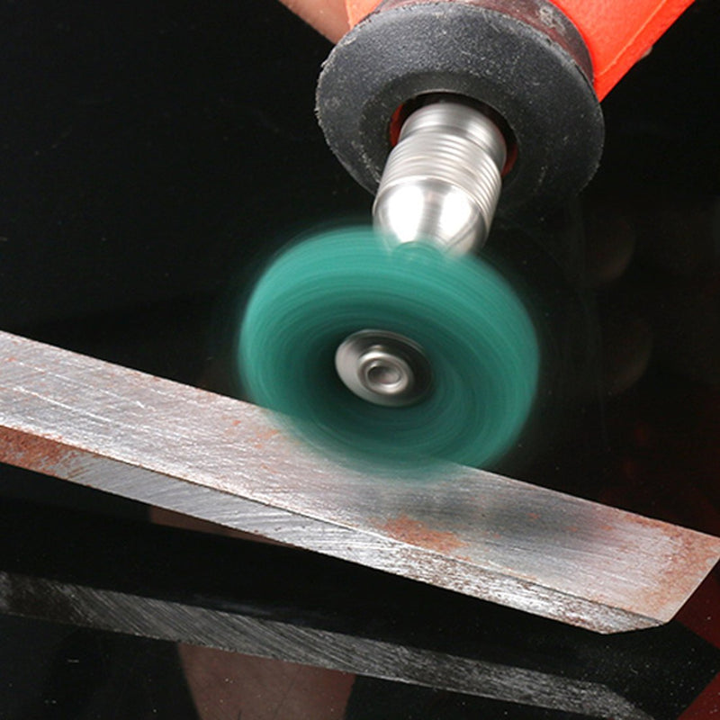 Rocaris 1" (25mm) Green 150 Grit Abrasive Buffing Polishing Wheels Burr For Rotary Tools-1/8"(3mm) Shank Pack of 50Pcs - NewNest Australia