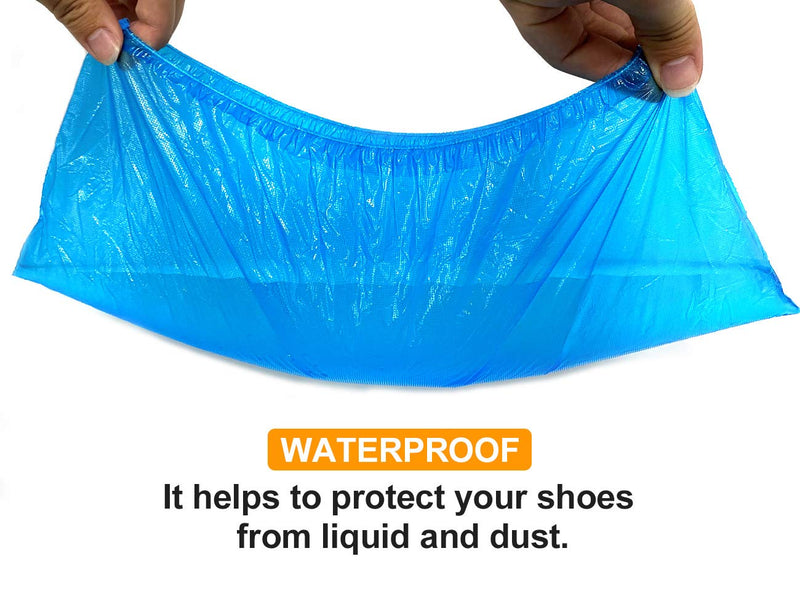 Shoe Covers Disposable Recyclable -100 Pack(50 pairs) 15.7'' Hygienic Shoe & Boot Covers Waterproof Slip- Resistant Shoe Booties for Indoors (Large Size - Up to US Men's 11 & US Women's 13) - NewNest Australia