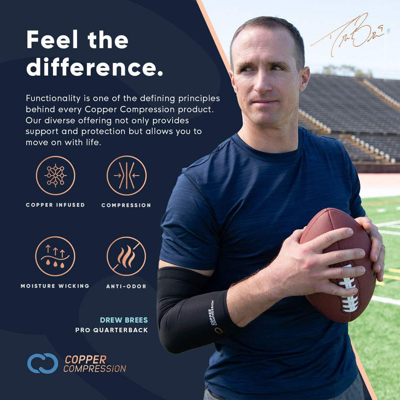 Copper Compression Arthritis Gloves with Touchscreen Tips. Relief for Hand Pain, Carpal Tunnel, Rheumatoid, Inflammation, Tendonitis, Nerve Damage, Trigger Finger, Neuropathy. Fit for Men & Women Small (1 Pair) - NewNest Australia