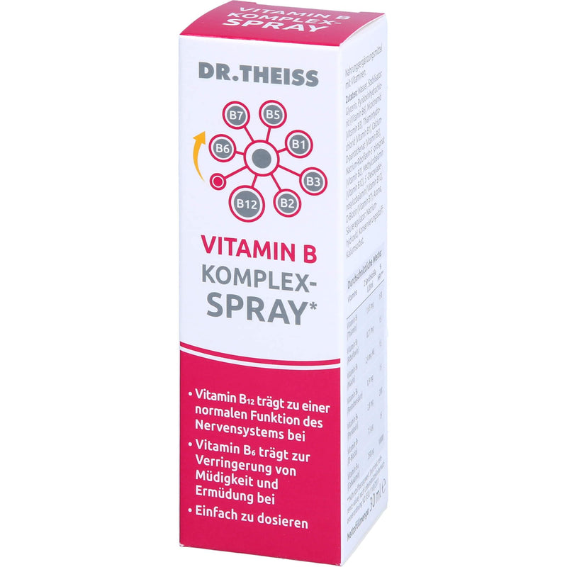 Dr. Theiss Vitamin B complex spray, 30 ml - NewNest Australia