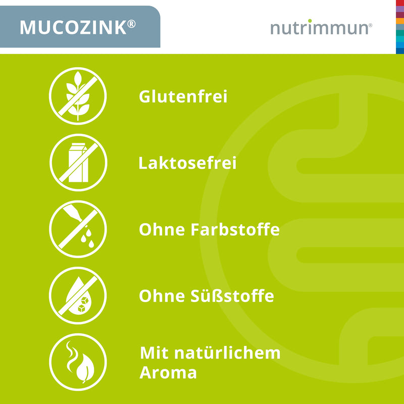 nutrimmun MUCOZINK powder (300 g) - dietary supplement for skin and intestinal mucosa - vitamins and minerals for micronutrient supply plus the amino acids glutamine and taurine - NewNest Australia