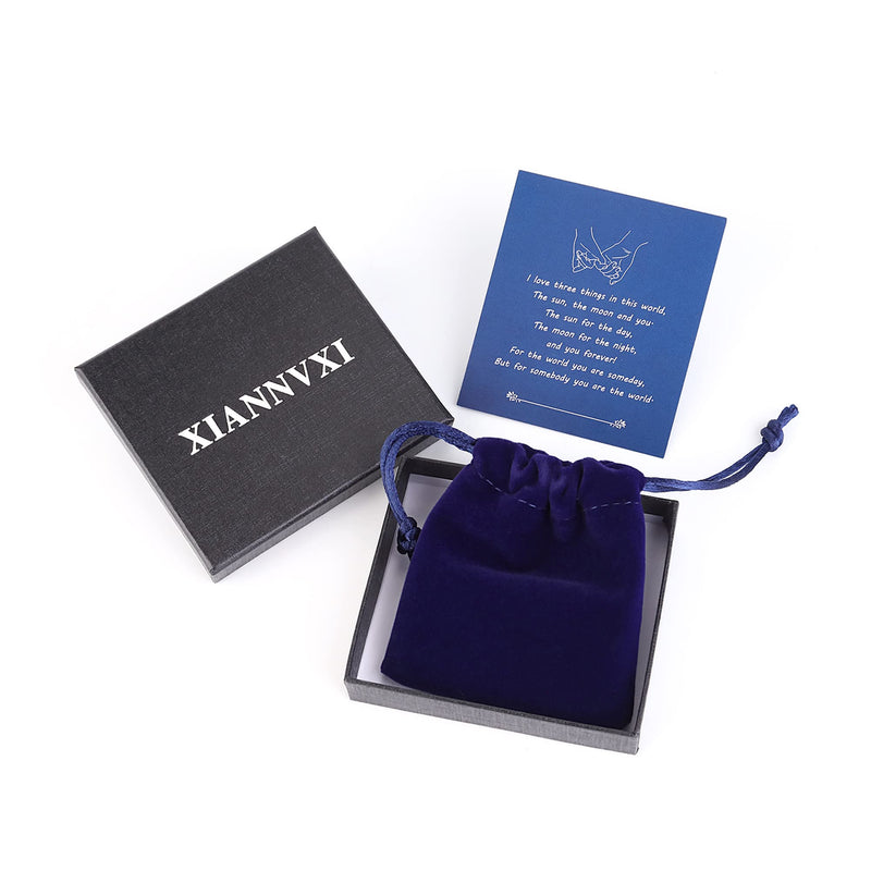 XIANNVXI Couples Bracelets His and Her Magnetic Matching Couple Gifts Bracelets Jewelry Black&Green - NewNest Australia