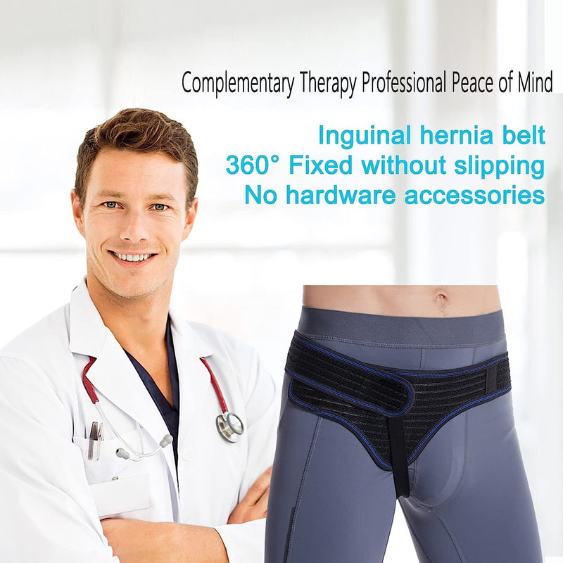 Hernia Guard I Inguinal Hernia Belt For Men I Left or Right Side I Post Surgery Men’s Inguinal Hernia Support Truss For Inguinal, Groin Hernias I Adjustable Waist Strap M(Fits waist 28"-44") - NewNest Australia