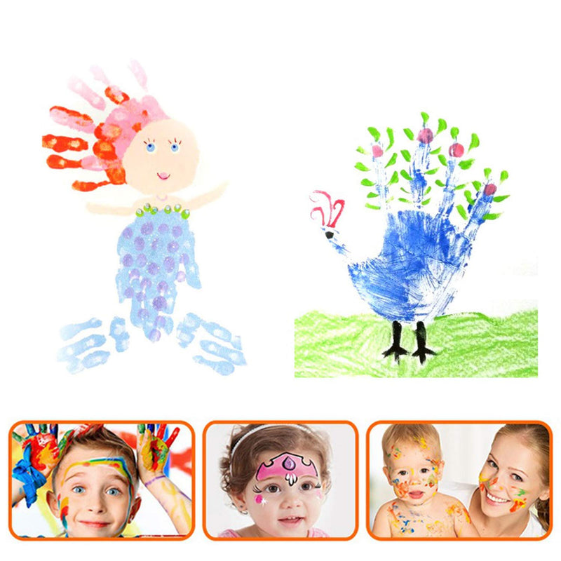MoloTAR 8 Colors Rainbow Washable Large Ink Pads for Rubber Stamps Kids (Pack of 8) - NewNest Australia