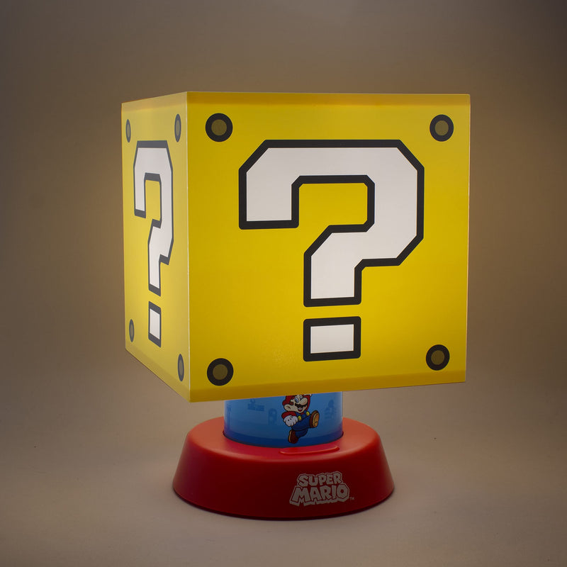 Paladone Super Mario Icon Lamp with Three Brightness Settings and Auto Shut Off, Nintendo Merchandise - NewNest Australia