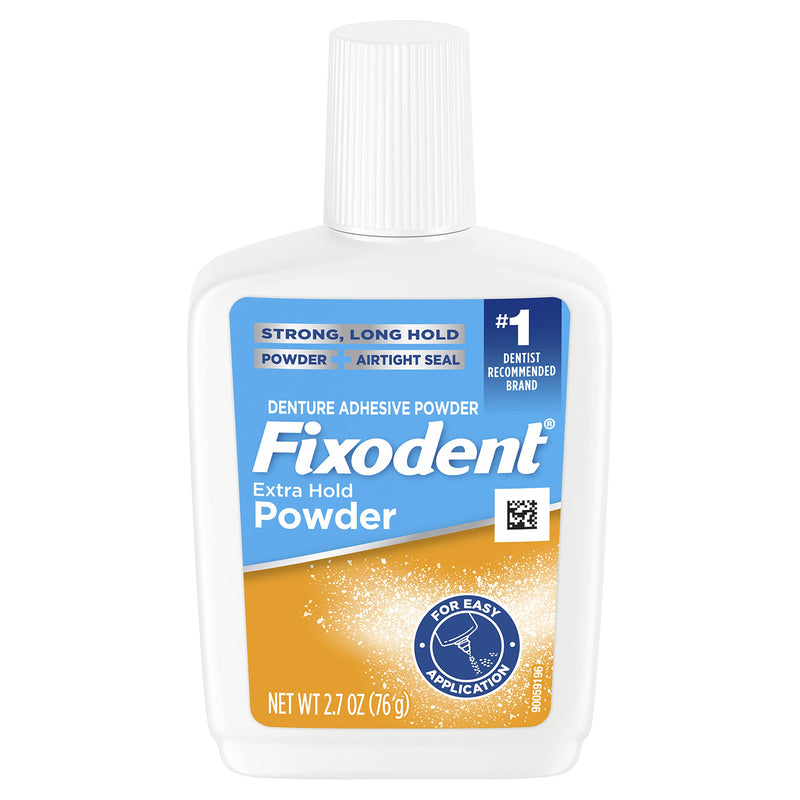 Fixodent Extra Hold Denture Adhesive Powder, 2.7 Ounce (Pack of 4) - NewNest Australia
