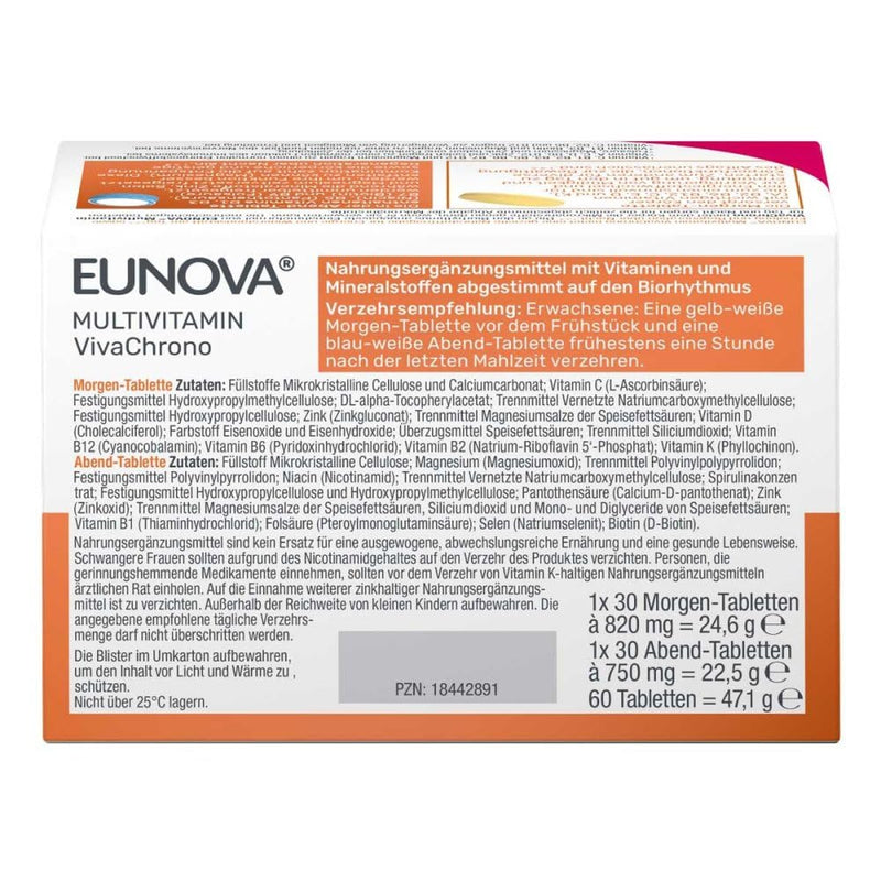 Eunova VivaChrono Multivitamin Tablets 2X30 pcs - NewNest Australia