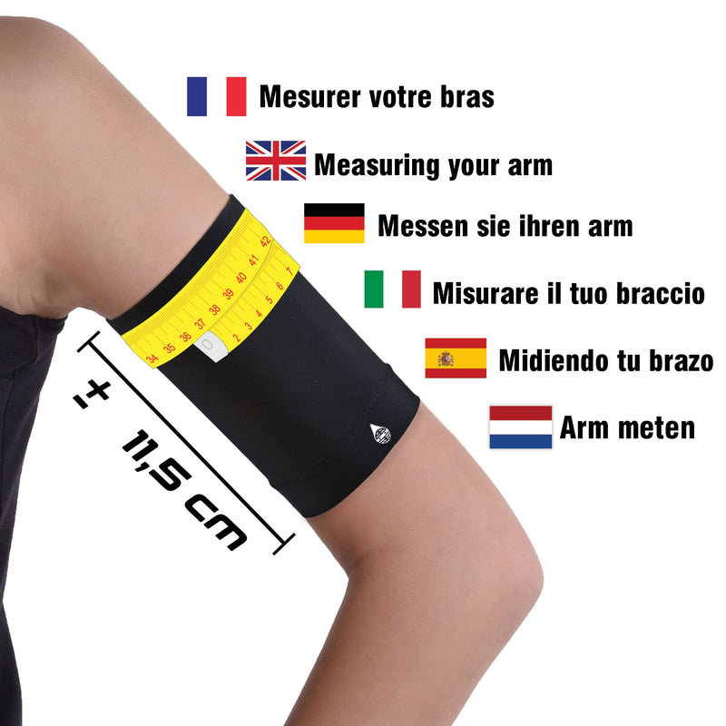 Dia-Band, Ultra Thin Armband for CGM Freestyle Libre, Medtronic, Dexcom or Omnipod - Comfortable and Reusable Diabetic Armband for Glucose Sensor. (XXXL (35-38 cm)) XXXL (35-38 cm) - NewNest Australia