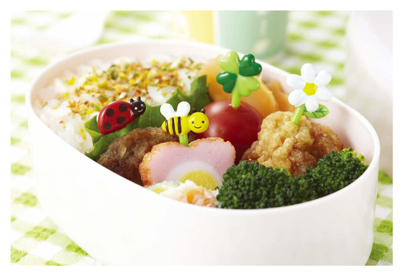 NewNest Australia - CuteZCute Bento Food Pick, 8-Piece, Honey Bee Flowers 