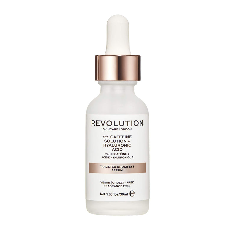 Revolution Skincare 5% Caffeine Plus Hyaluronic Acid Targeted Under Eye Serum 30 ml, translucent - NewNest Australia