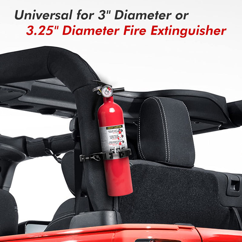 1PCS Fire Extinguisher Mount, EBESTauto Compatible for Adjustable Jeep Fire Extinguisher Bracket Fit for 3 Inch or 3.25 Inch Fire Extinguisher Bottle Bracket fit for UTV with 1.75''-2'' Round 1PCS Fire Extinguisher Mount - NewNest Australia