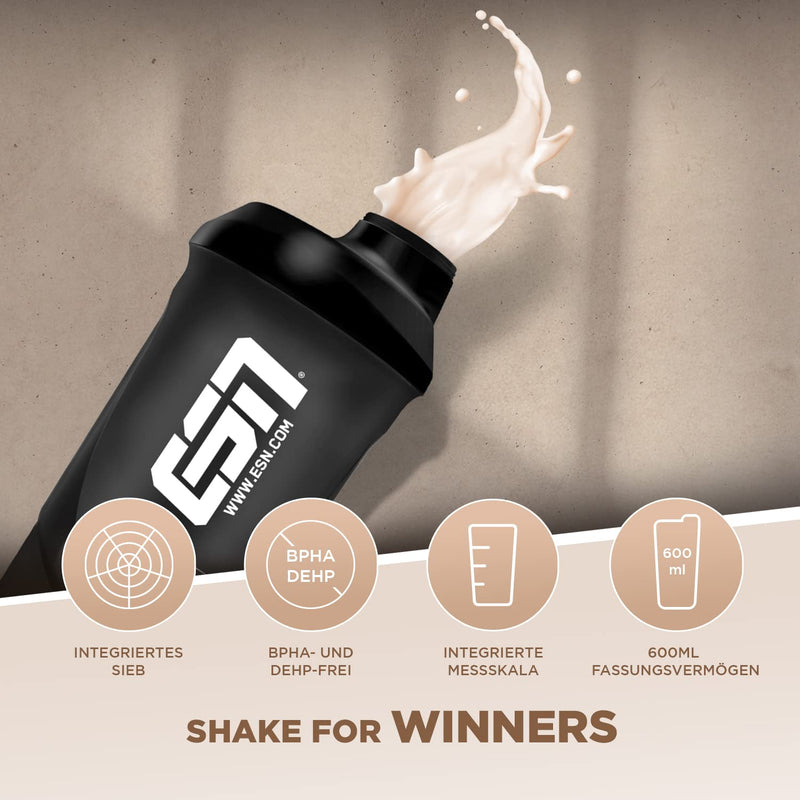 ESN Shaker, Black, 600 ml - NewNest Australia