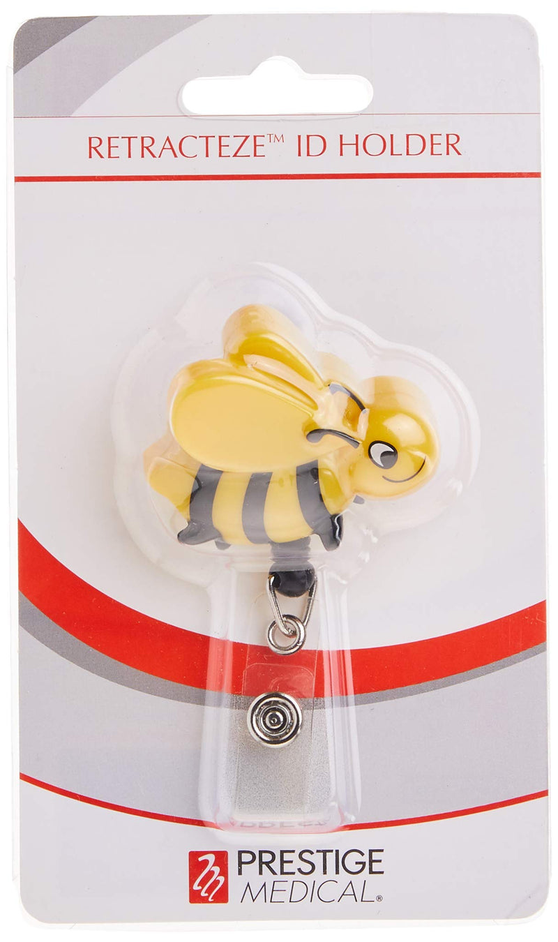 Prestige Medical S14-bee Retractable Badge Holder with Bulldog Clip, Bee, 1 Count (Pack of 1) - NewNest Australia