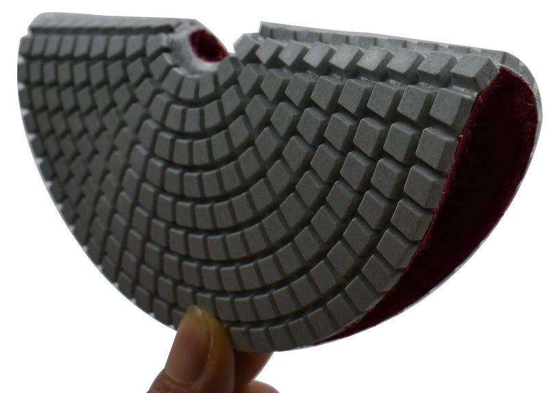 Konfor Wet Diamond 5 inch Polishing Pads 5 Packs for Granite Marble Travertine Concrete Quartz Terrazzo Renew - NewNest Australia