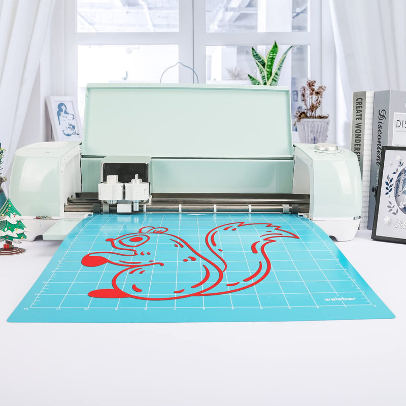 Welebar Cutting Mats for Cricut Maker/Maker3/Explore 3/ Air 2/Air, 6 Pack(12x12 Inch, StandardGrip/LightGrip/StrongGrip) Replacement Quilting Cutting Mats for Cricut Blue, green, purple, 6 Mats - NewNest Australia