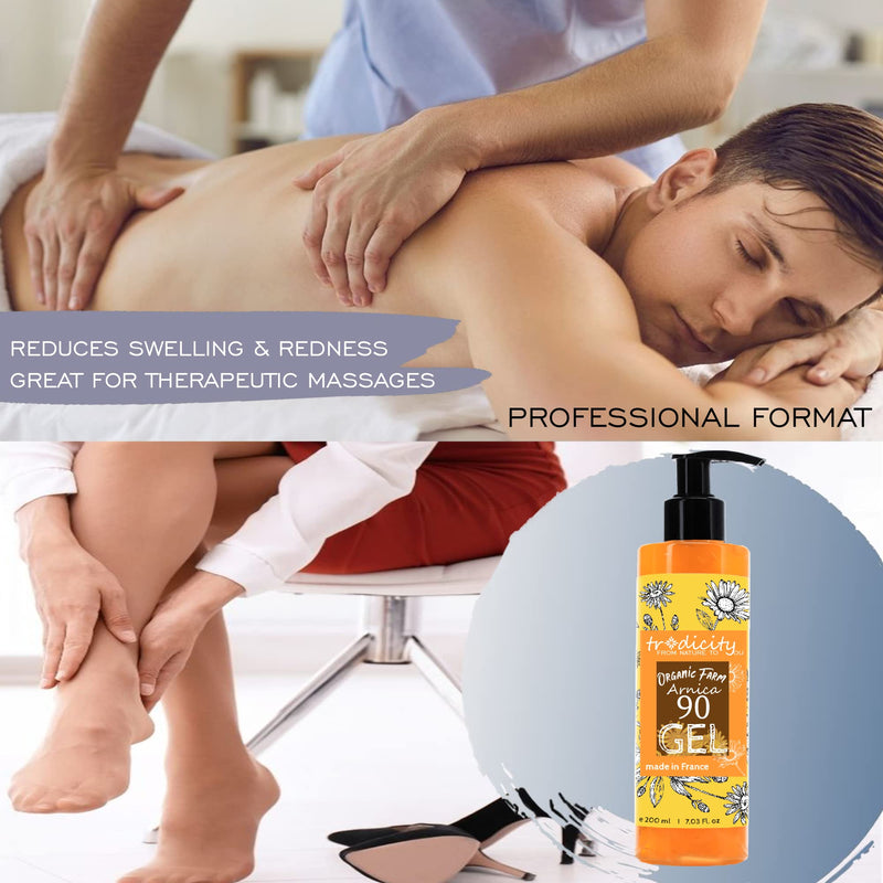 Arnica Montana Gel 90% 200Ml Arnica Ointment Highly Concentrated Relief From Muscle Pain Tired Legs Muscle Relaxation And Recovery Post Workout Solution Gel For Athletes - NewNest Australia