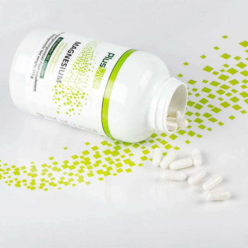 PlusVive - Magnesium 365 capsules high dose 700mg from sea water with enzyme algae matrix, laboratory tested, vegan - NewNest Australia