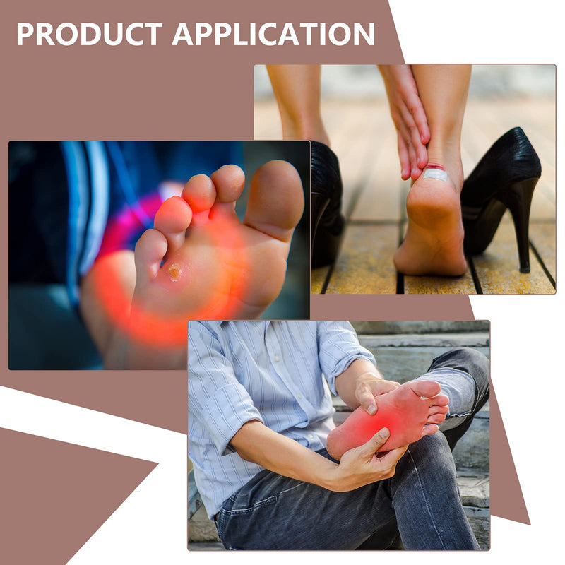 35 Sheets Moleskin Adhesive Tape Moleskin Adhesive Pads Shoes Moleskin Padding Bubble Prevention Tape Bubble Pad For Boots Hiking Reduces Friction Pain Light Brown (Lint) - NewNest Australia