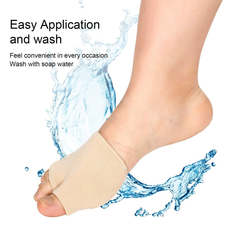 Metatarsal Pads, Metatarsal Pads, Forefoot Pads with Gel Pads, Half Sock for Metatarsal Relief, Foot Pain (Pack of 2, Beige) - NewNest Australia
