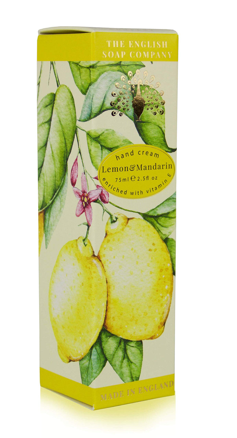 The English Soap Company Lemon and Mandarin Hand Cream 75mls Lemon & Mandarin Single - NewNest Australia