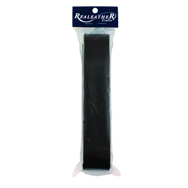 Realeather, Black Leather Strip, 1.5"x42" - NewNest Australia