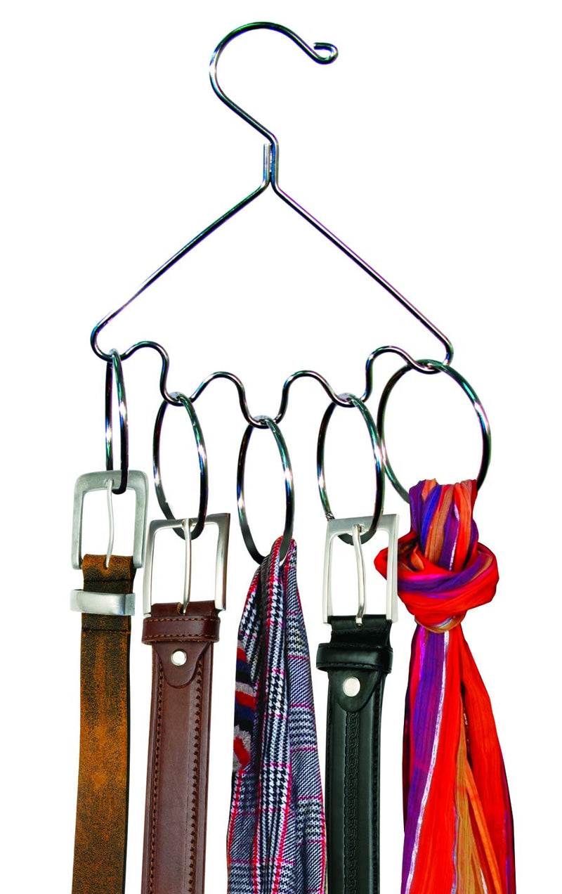 Hang ‘N Store Accessory Organizer- Pefect for Belts, Ties, Delicates, Cable Storing, and much more - Multiple slots in one hanger -Great for hang drying Hang N Store - NewNest Australia