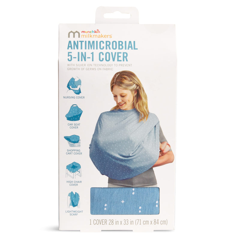 Munchkin Milkmakers Antimicrobial 5-in-1 Nursing Cover, Hipsteria Dots - NewNest Australia