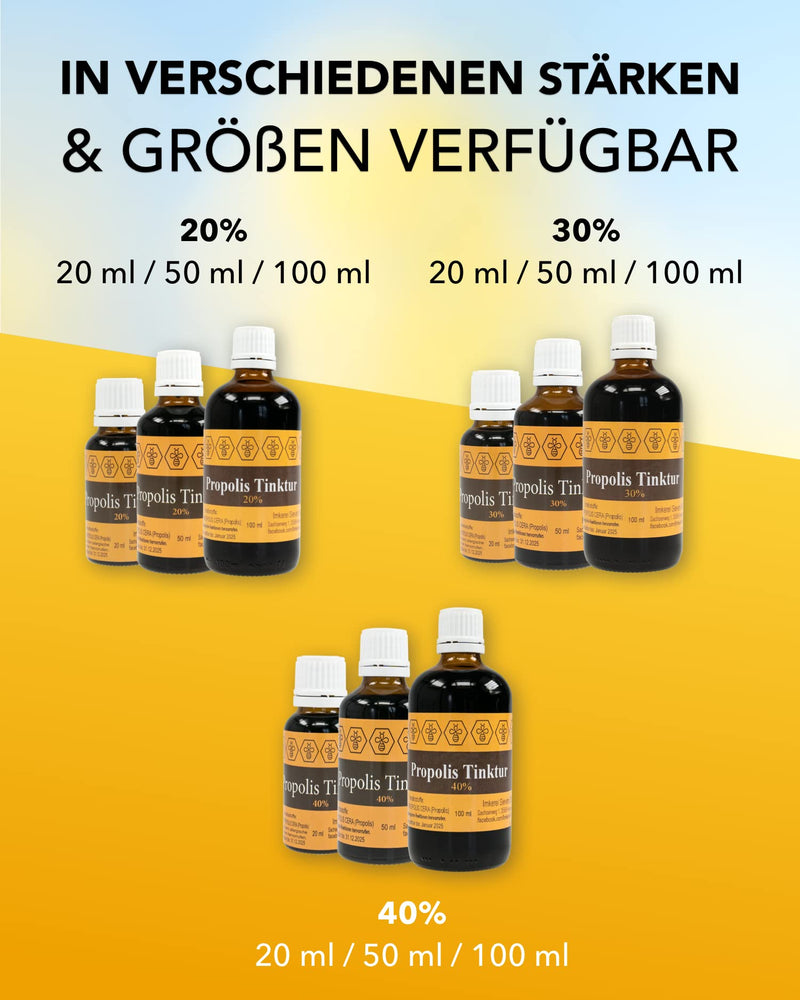 Nordbienchen Propolis Tincture With 40% Propolis From Our Own Beekeeping - 20 Ml Propolis Drops Bee Propolis Extract - Propolis Tincture - Beekeeper Quality 20 Ml (Pack Of 1) - NewNest Australia