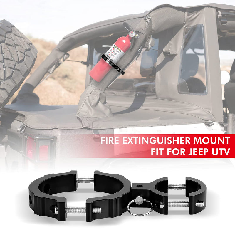 1PCS Fire Extinguisher Mount, EBESTauto Compatible for Adjustable Jeep Fire Extinguisher Bracket Fit for 3 Inch or 3.25 Inch Fire Extinguisher Bottle Bracket fit for UTV with 1.75''-2'' Round 1PCS Fire Extinguisher Mount - NewNest Australia