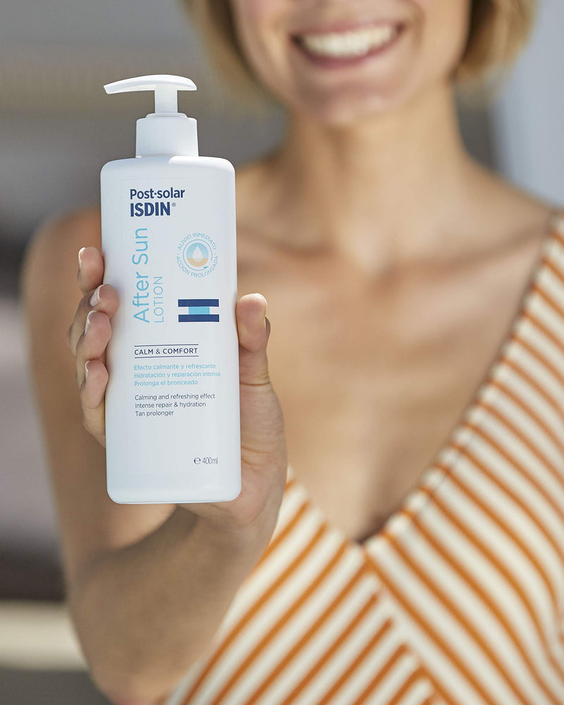 Post-solar ISDIN After Sun Lotion 400ml | Calming and cooling effect | Intense hydration and repair - NewNest Australia