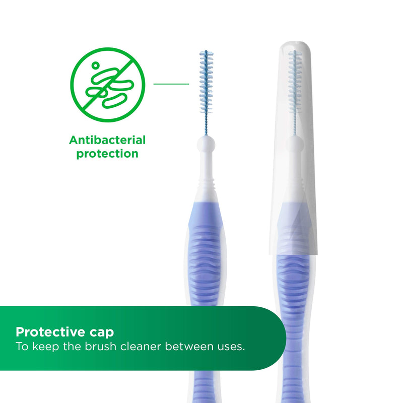 Gum Trav-Ler Interdental Brushes For Thorough Cleaning Of All Interdental Spaces Bendable Neck Teeth Cleaning And Plaque Removal 3 X 6 Pieces (Iso Size 0, 0.6 Mm) - NewNest Australia